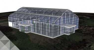 foto Ausstellungsfläche aus Glas für Landesgartenschau 2020
